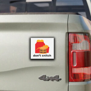 Don't Snitch Funny, Deny Defend Depose Stickers