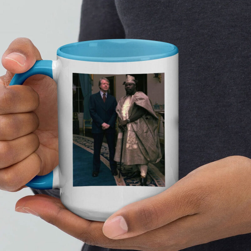 Aficionado Jimmy Carter With President Of Nigeria Pic Mug