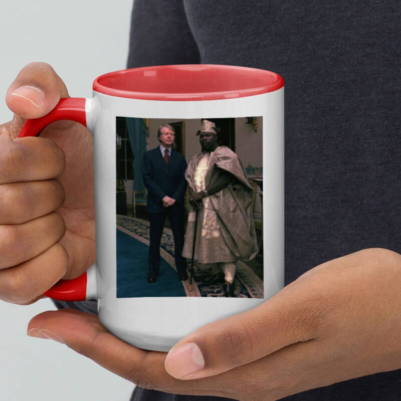 Aficionado Jimmy Carter With President Of Nigeria Pic Mug