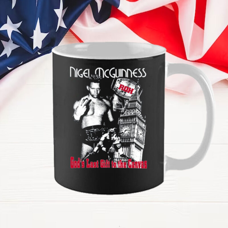 Almighty No Nigel Mcguinness God's Last Gift To The Canvas Mug