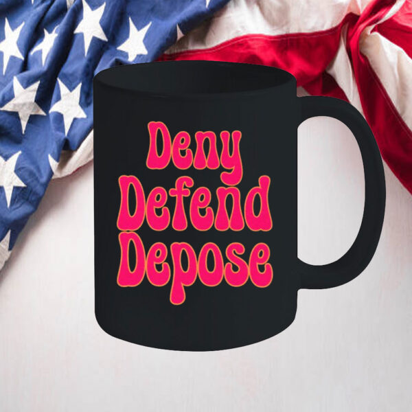 Anticapitalist Leftist Progressive ,Deny Defend Depose Mug