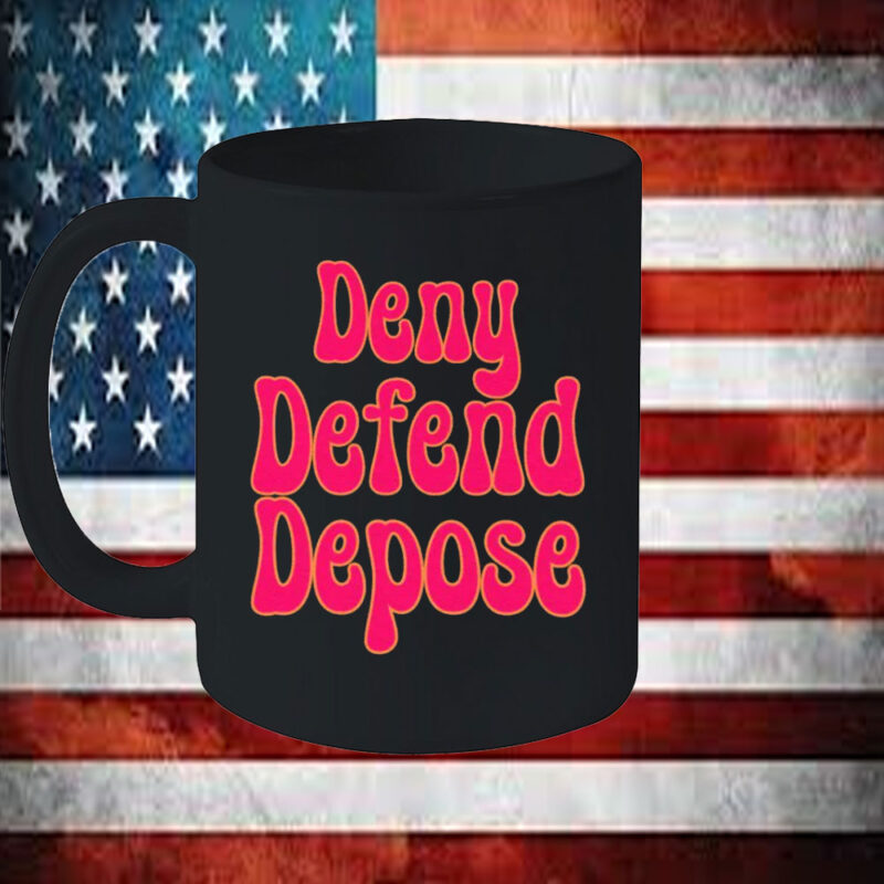 Anticapitalist Leftist Progressive ,Deny Defend Depose Mug