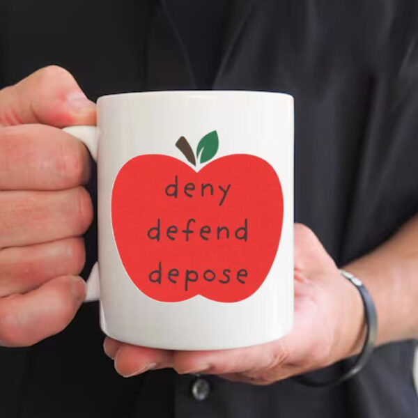 Apple - Deny Defend Depose Mug