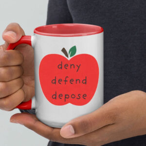 Apple - Deny Defend Depose Mug