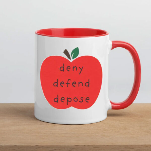 Apple - Deny Defend Depose Mug