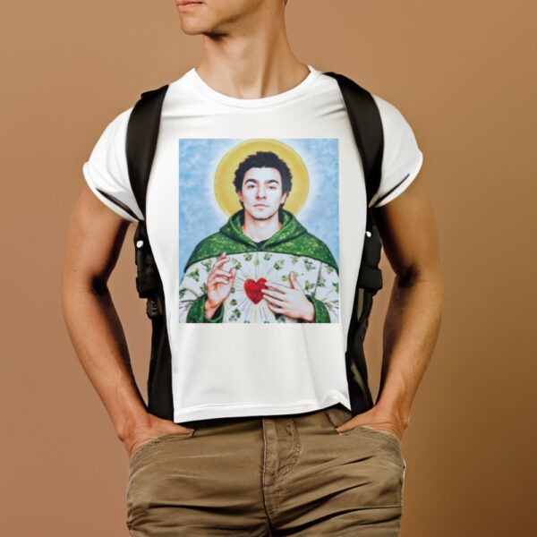 BEAUTIFUL GRAPHICS, Saint LUIGI MANGIONE T-SHIRT