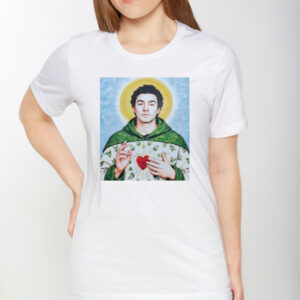 BEAUTIFUL GRAPHICS, Saint LUIGI MANGIONE T-SHIRT1