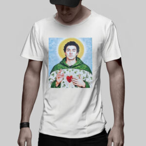 BEAUTIFUL GRAPHICS, Saint LUIGI MANGIONE T-SHIRT2