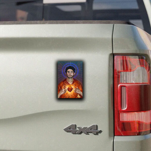 Blessed Saint - deny defend depose Sticker ,Car Magnet