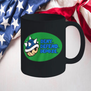 Blue Turtle Shell - Deny, Defend, Depose Mug 7 Blue Turtle Shell - Deny, Defend, Depose Mug