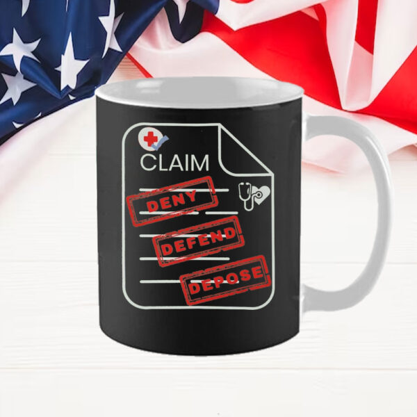 Bold Activist Statement ,Deny Defend Depose Mug