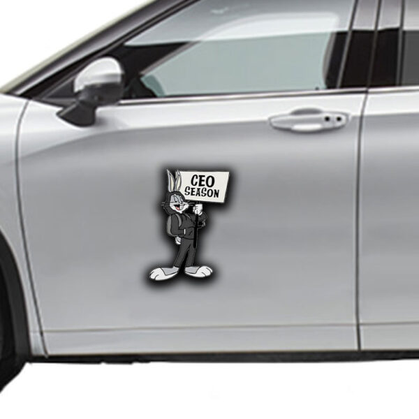 CEO Season bunny Deny defend depose CEO Brian Thompson Sticker ,Car Magnet