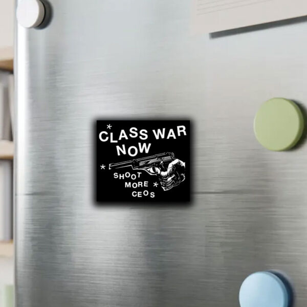 Class War Now, Sh**t More Ceos punk, Deny Defend Depose Sticker ,Car Magnet