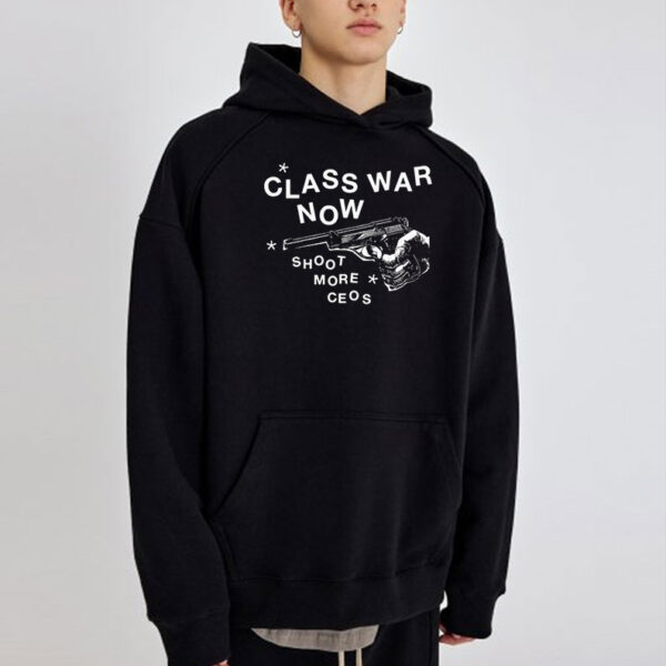 Class War Now, Sh**t More Ceos punk, Deny Defend Depose T-Shirt