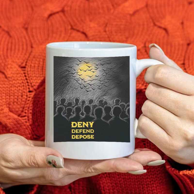 Crowd ,Deny Defend Depose Mug