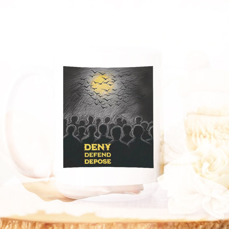 Crowd ,Deny Defend Depose Mug