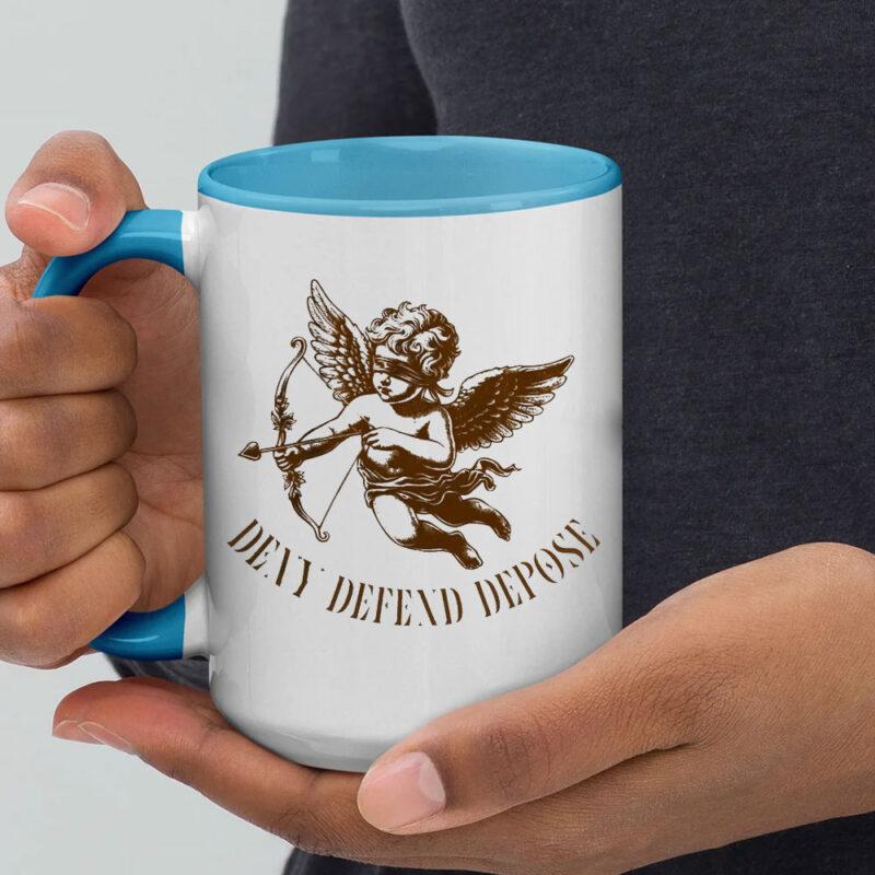 Cupid deny defend depose Mug