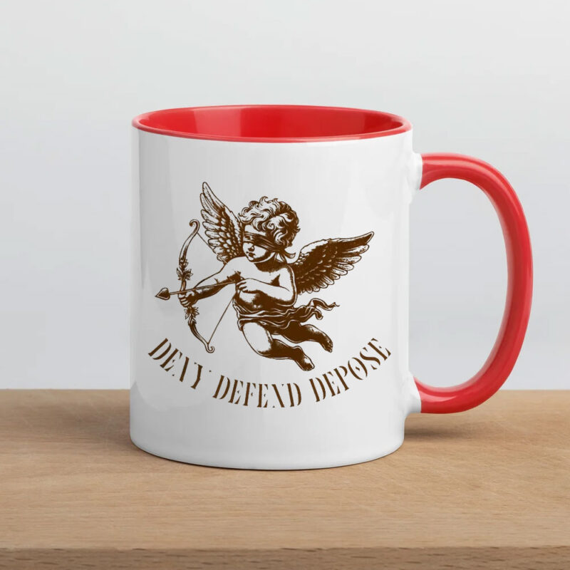 Cupid deny defend depose Mug