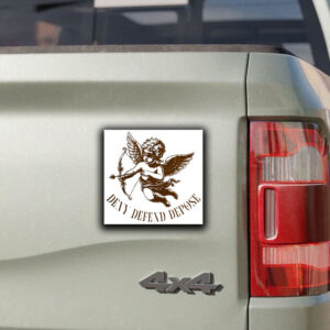 Cupid deny defend depose Sticker ,Car Magnet