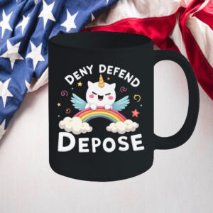 Dark Humor ,Deny Defend Depose Funny Mug