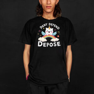 Dark Humor ,Deny Defend Depose Funny T-Shirt