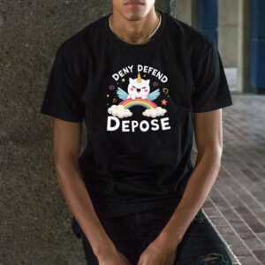 Dark Humor ,Deny Defend Depose Funny T-Shirt