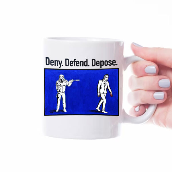 Deny Defend Depose Coffee Mugs