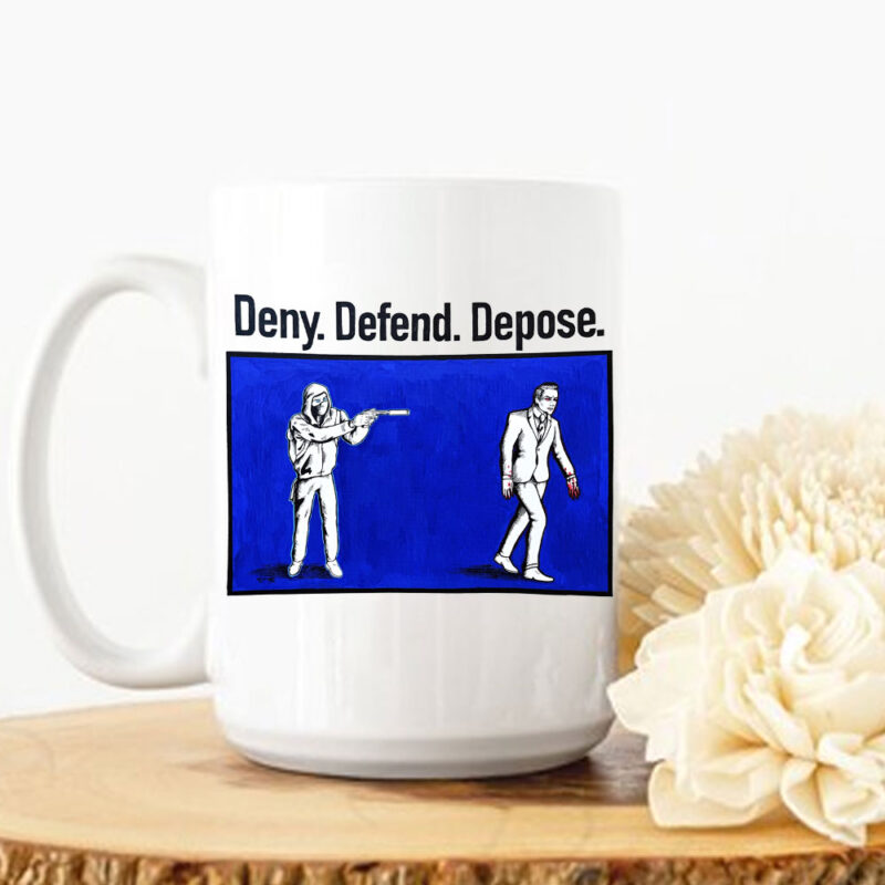 Deny Defend Depose Coffee Mugs