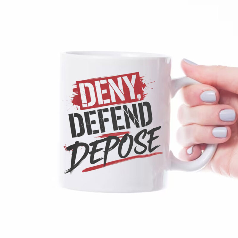 Deny Defend Depose - Eat The Rich Mug