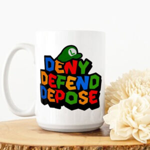 Deny Defend Depose Green Super Bro Hat Mug