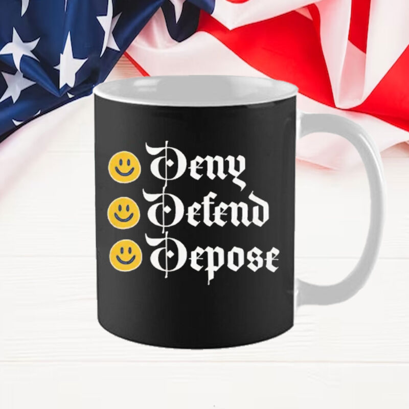 Deny Defend Depose Mug ,Anti Capitalist Proletariat