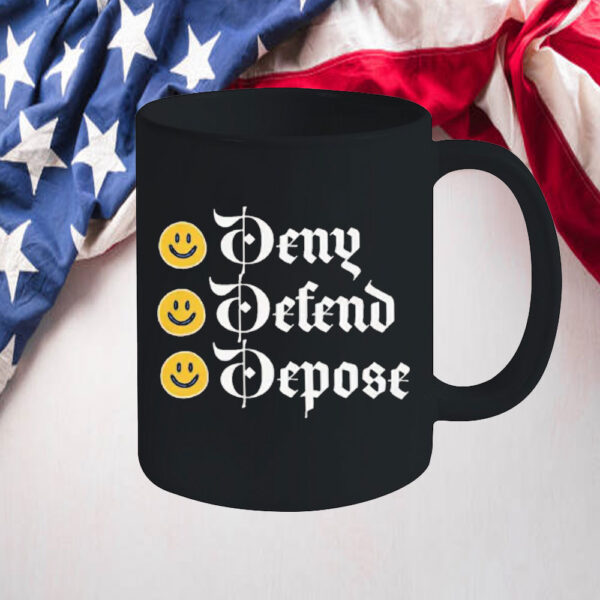 Deny Defend Depose Mug ,Anti Capitalist Proletariat