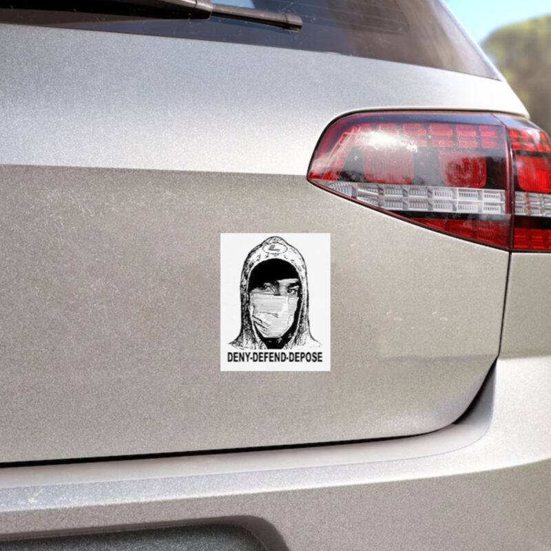 Deny Defend Depose The UnaShooter Luigi Mangione Sticker