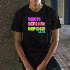 Deny, Defend, Depose neon lights T-Shirt