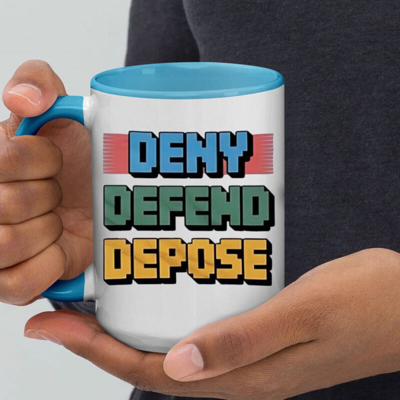 Deny defend depose Super Mario Luigi Mug