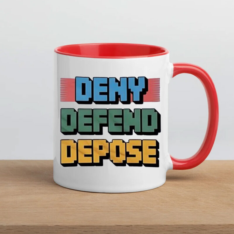 Deny defend depose Super Mario Luigi Mug