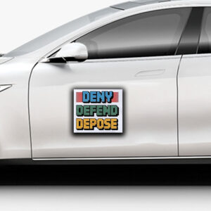 Deny defend depose Super Mario Luigi Sticker ,Car Magnet