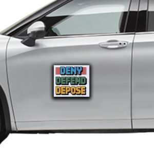 Deny defend depose Super Mario Luigi Sticker ,Car Magnet