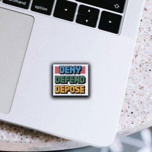 Deny defend depose Super Mario Luigi Sticker ,Car Magnet