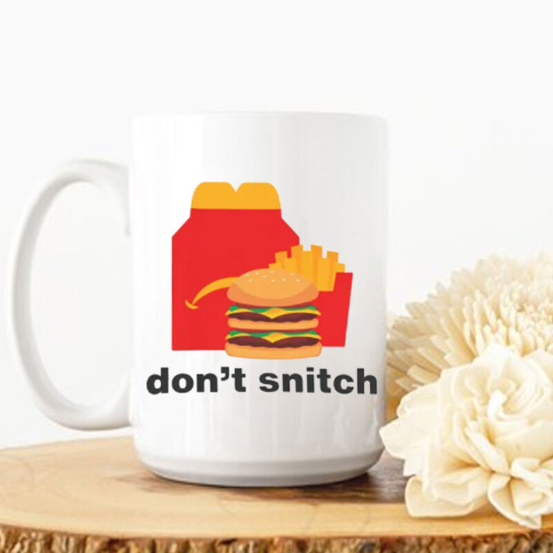 Don't Snitch Funny, Deny Defend Depose Mug