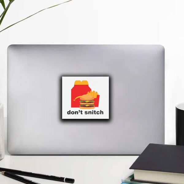 Don't Snitch Funny, Deny Defend Depose Stickers