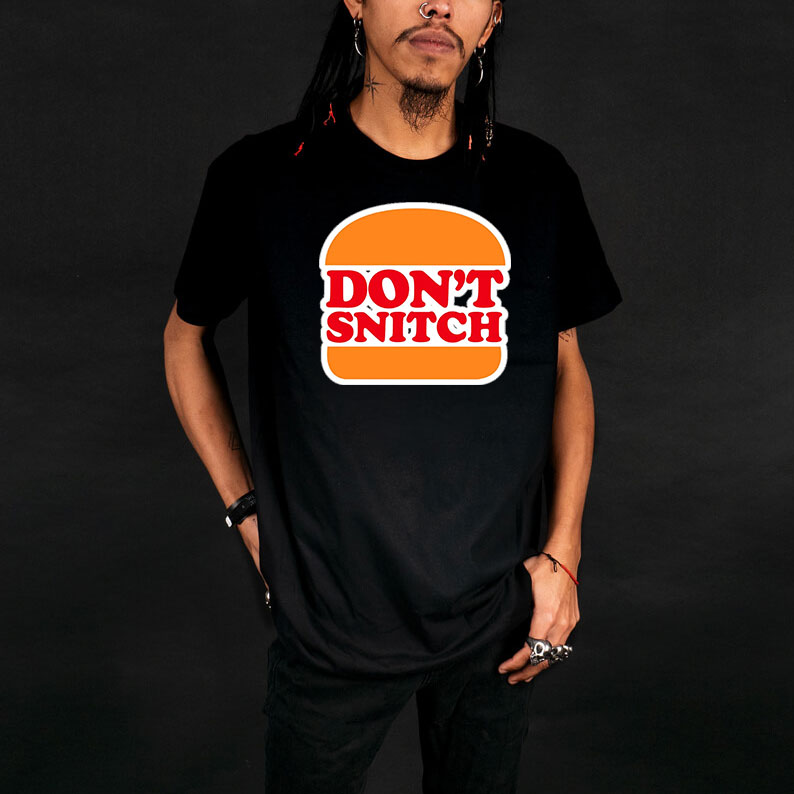 Don't Snitch Funny ,Deny Defend Depose T-Shirt