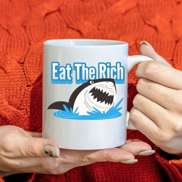 Eat The Rich -Great White Shark Mug