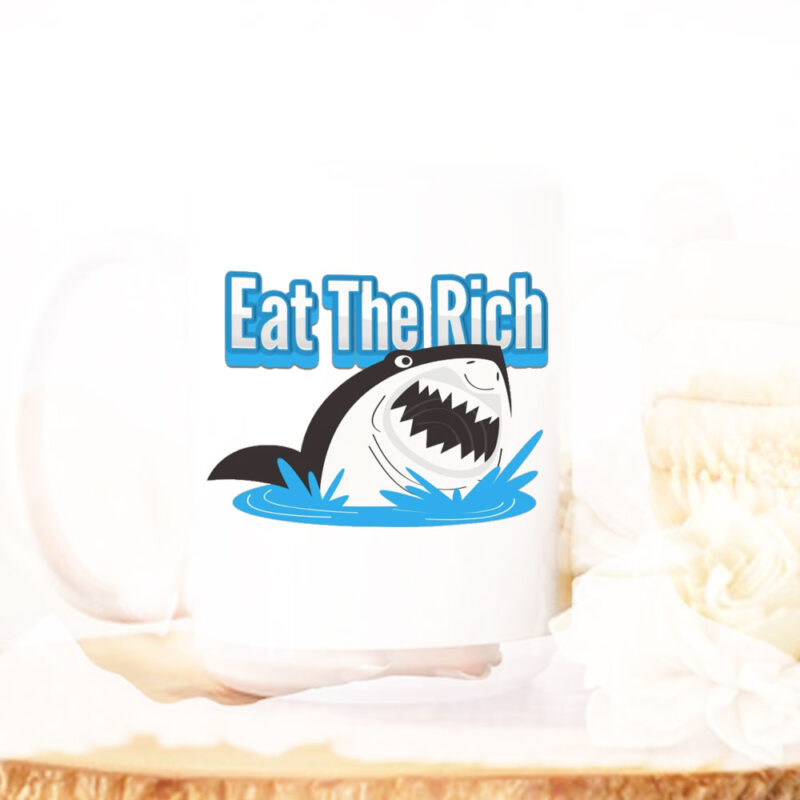 Eat The Rich -Great White Shark Mug