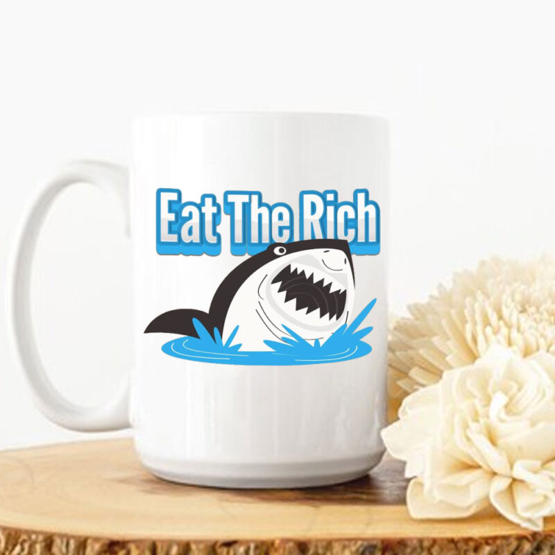 Eat The Rich -Great White Shark Mug