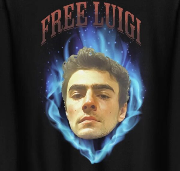 FREE LUIGI Unisex Sweatshirt / Mangione Apparel / graphic streetwear