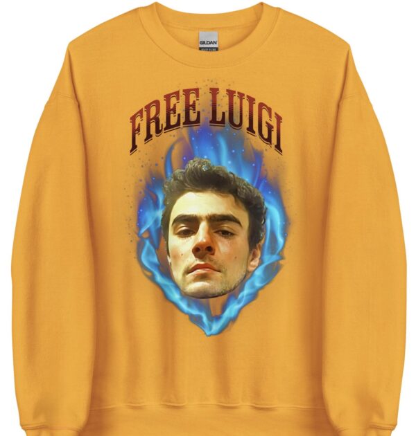 FREE LUIGI Unisex Sweatshirt / Mangione Apparel / graphic streetwear