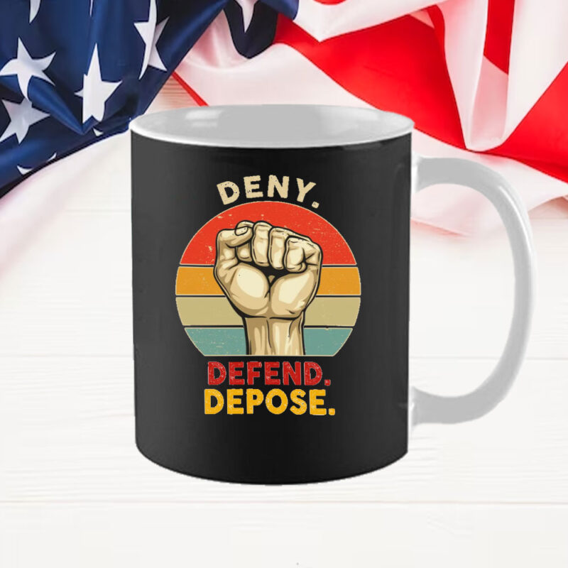 Fist of Strength - Deny,Depose,Defend Mug