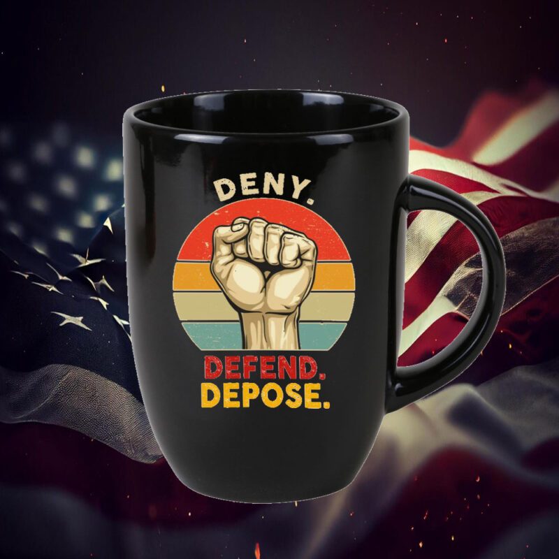 Fist of Strength - Deny,Depose,Defend Mug