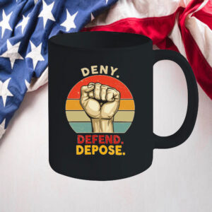 Fist of Strength - Deny,Depose,Defend Mug